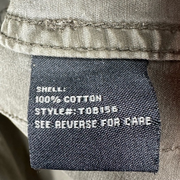 BNCI Blanc Noir Military Utility Jacket Size Medium - Army Green - Picture 5 of 6